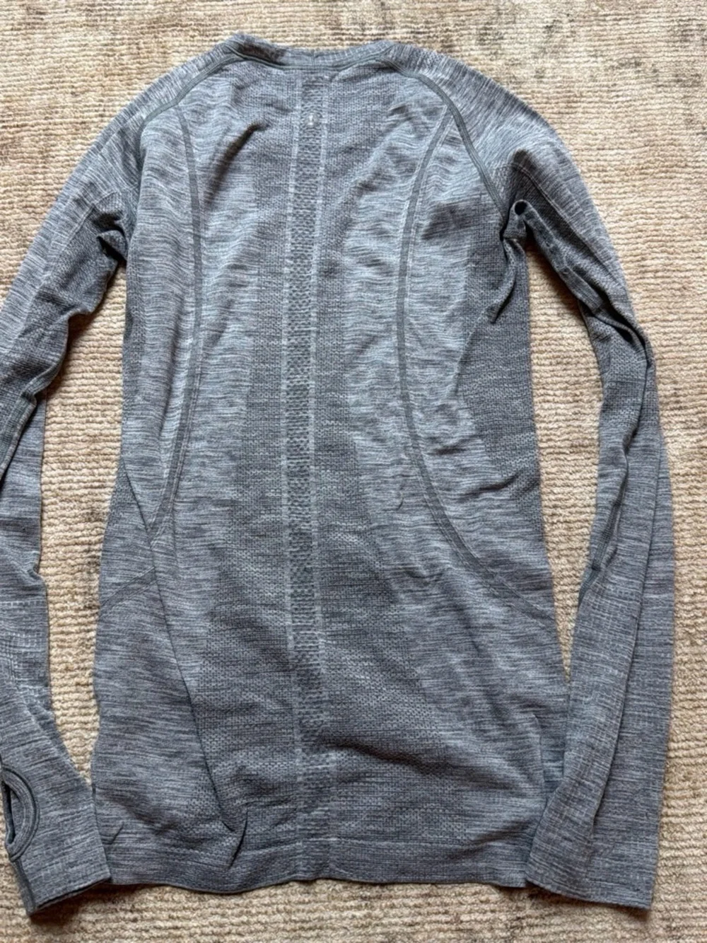 lululemon athletica Gray Long Sleeve Seamless Tee